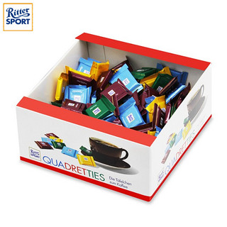 百亿补贴：百亿补贴：Ritter SPORT 德国进口瑞特斯波德散装运动巧克力排块1000g年货礼盒零食糖果