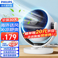 PHILIPS 飞利浦 电风扇家用空气循环扇办公桌面小风扇台式节能大风量电扇客厅宿舍台扇ACR2122DA