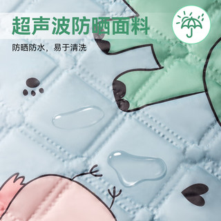 酷改（Coolchange）电动车挡风被夏季电瓶摩托车遮阳防晒罩薄款防水防雨防风春秋四季 加宽款-粉团红
