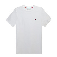 TOMMY HILFIGER 汤米希尔费格（Tommy Hilfiger）休闲简约男士圆领短袖T恤 09T3139-100