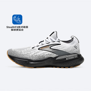 布鲁克斯BROOKS跑步鞋男支撑贴合运动鞋缓震跑鞋GlycerinStealthFit甘油21 【支撑】白色/灰色/黑色 45.5