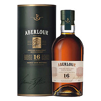 Aberlour 亚伯乐 苏格兰威士忌 高地单一麦芽 斯佩塞原瓶进口洋酒 亚伯乐16年 700ml