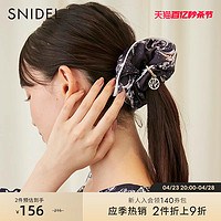 SNIDEL HOME秋冬金属装饰印花大肠圈发圈发饰SHGG235115