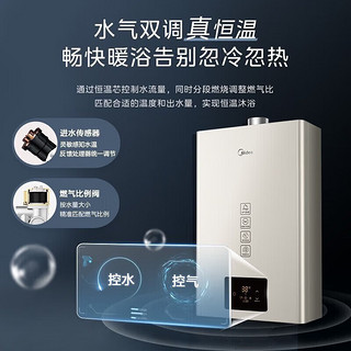 Midea 美的 热水器 JSQ22-12KMA节能ECO 燃气热水器 12L 