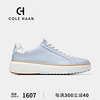 COLE HAAN 歌涵 colehaan/歌涵 女士高尔夫鞋 24年春季休闲鞋运动鞋板鞋女W30385 水蓝色-W30385 38