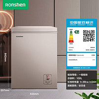 Ronshen 容声 100升小型家用冰柜冷冻冷藏迷你冷柜一级能效电脑控温BD/BC-100MSYA 100L