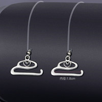 SHABOLONG 莎波龙 夏季隐形防滑不勒内衣透明肩带女无痕一字领可外露文胸细带子配件