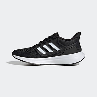 adidas EQ21 RUN随心畅跑舒适跑步运动鞋女子阿迪达斯 黑色/白色 39(240mm)