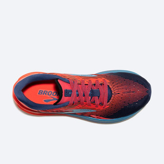 布鲁克斯 BROOKS跑步鞋男女缓震运动鞋马拉松竞速跑鞋 Hyperion Max 烈风 【女】粉红/钴蓝色/忘忧蓝 36