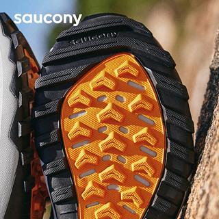 Saucony索康尼AURA TR男鞋户外越野跑鞋男防滑耐磨徒步登山运动训练鞋子 深灰12 44