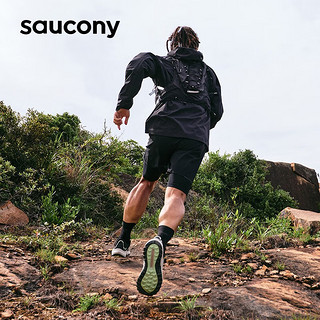 Saucony索康尼AURA TR男鞋户外越野跑鞋男防滑耐磨徒步登山运动训练鞋子 咖啡黑15 43