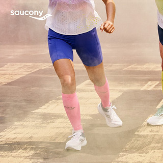 Saucony索康尼菁华14跑鞋女夏季全能轻量训练减震跑步运动鞋子Kinvara 14 白兰34 35.5