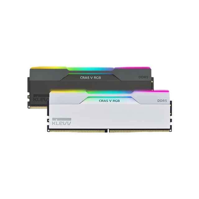 KLEVV 科赋 CRAS V RGB DDR5 7200MHz RGB 台式机内存 灯条 白色