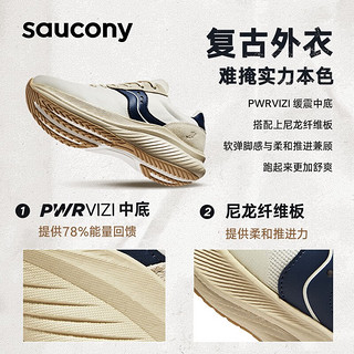 Saucony索康尼复古跑鞋2024夏季缓震通勤跑步鞋男女运动鞋SLAY ICON 米兰 38.5