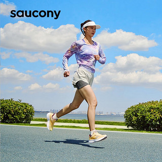 Saucony索康尼驭途16跑鞋女透气减震中考鞋软底训练运动鞋Ride 驭途16 黄31 38.5