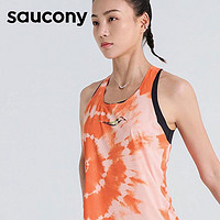 百亿补贴：saucony 索康尼 夏季女子专业跑步背心柔软轻薄透气无缝贴合亲肤T恤