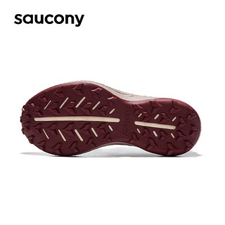 Saucony索康尼啡驰女鞋全掌碳板跑鞋竞速越野跑鞋24年运动鞋 米红33 36