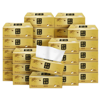 Breeze 清风 原木纯品金装系列 抽纸 3层*110抽*72包(190*132mm)