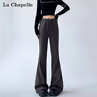 La Chapelle 女士高腰休闲抽绳款微喇裤