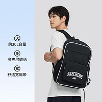 SKECHERS 斯凯奇 轻便大容量双肩背包高级感大学生运动背包夏季