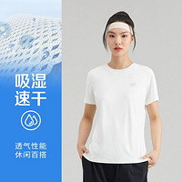 SKECHERS 斯凯奇 透气速干运动t恤女健身短袖t恤女跑步服夏季