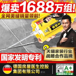 HOUSE DR. 房屋医生 金瓷王美缝剂瓷砖地砖填缝剂十大品牌防水防霉美缝胶双组份勾缝剂瓷缝剂环氧彩
