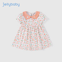 JELLYBABY 女童连衣裙夏款童装儿童纯棉裙子婴儿夏公主裙