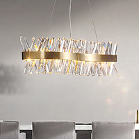 凯乔 后现代轻奢水晶餐厅吊灯简约吧台客厅奢华设计师灯具