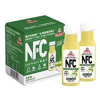 福兰农庄100%nfc果汁无添加纯鲜榨果汁饮料 NFC100%苹果汁300ML×6