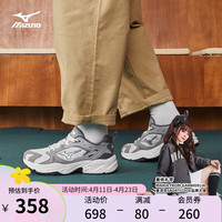 美津浓（MIZUNO）【TRAINER 2K】男女运动鞋春秋厚底时尚老爹鞋千禧经典复古休闲鞋 02/浅灰/中灰/白 38