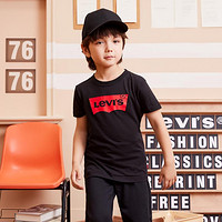 Levi's 李维斯 经典LOGO|男童夏薄款短T李维斯童装儿童简约舒适短袖T恤打底衫