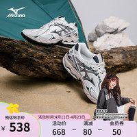 Mizuno/美津浓 复古 男士跑步鞋 01/米杏/浅咖/深蓝 42