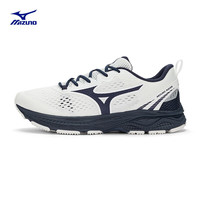 Mizuno 美津浓 运动鞋男 缓震透气跑步鞋 耐磨运动鞋 06/白色/墨水蓝 42