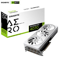 GIGABYTE 技嘉 GeForce RTX 4070 AERO OC 12G 雪鹰 显卡