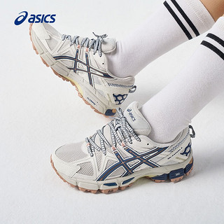 亚瑟士ASICS女鞋舒适透气运动鞋越野跑鞋稳定耐磨跑步鞋 GEL-KAHANA 8 浅灰色 37