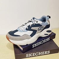 百亿补贴：SKECHERS 斯凯奇 老爹鞋春夏经典百搭舒适男鞋熊猫鞋运动休闲鞋运动鞋237236