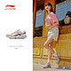 LI-NING 李宁 休闲鞋女新品经典运动鞋AGCR324 桃粉色/粉杏色/风沙粉-2 39