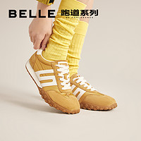 BeLLE 百丽 徐梦洁明星同款百丽彩虹豆德训鞋女鞋子新款休闲阿甘鞋B1U1DAM4