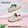 TEENMIX 天美意 复古厚底阿甘德训鞋运动鞋女休闲板鞋子2024春新款KG016AM4