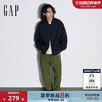 Gap 盖璞 男装2024春季尼龙休闲多口袋工装裤束口长裤884774