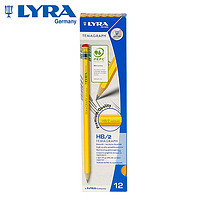LYRA 艺雅 L1140100 六角杆铅笔 HB 12支装