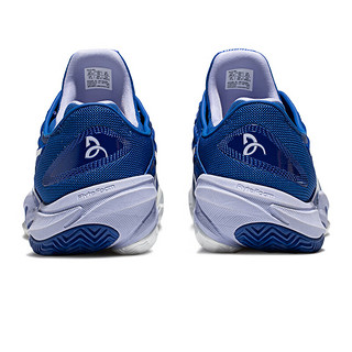 亚瑟士ASICS网球鞋男鞋网面稳定舒适透气运动鞋 COURT FF 3 NOVAK CLAY 蓝色 39