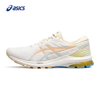 ASICS 亚瑟士 跑步鞋男鞋稳定舒适运动鞋透气耐磨支撑跑鞋 GT-1000 10 米棕色/黄色 39