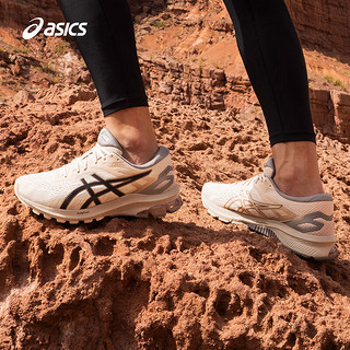 亚瑟士ASICS跑步鞋男鞋稳定舒适运动鞋透气耐磨支撑跑鞋 GT-1000 10 棕色/黑色 43.5