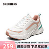 SKECHERS 斯凯奇 女士老爹鞋117040 白色/粉色/WPK 35.5