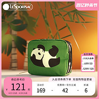 LeSportsac 乐播诗新款Panda熊猫小包 可爱化妆包收纳零钱手拿包女