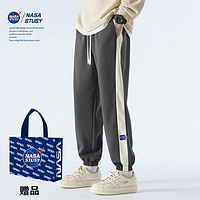 NASA 官方2024新款运动卫裤情侣款春秋季束脚垂感宽松休闲男士长裤