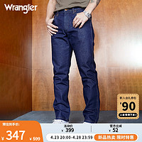 Wrangler 威格 24春夏新款清水洗803Greensboro男士中腰直筒牛仔裤