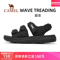 CAMEL 骆驼 运动凉鞋男2024夏季男鞋防滑软底沙滩鞋男魔术贴鞋子