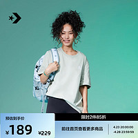 CONVERSE 匡威 官方 男女简约清新刺绣短袖时尚T恤10023876